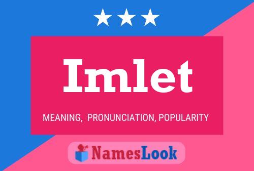 ملصق اسم Imlet