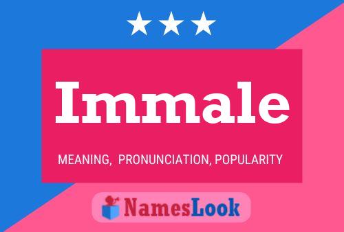 ملصق اسم Immale