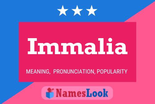 ملصق اسم Immalia