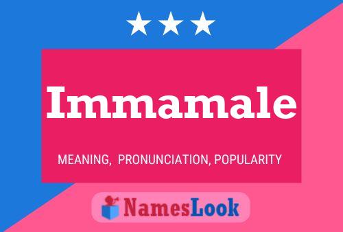 ملصق اسم Immamale