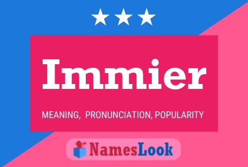 ملصق اسم Immier