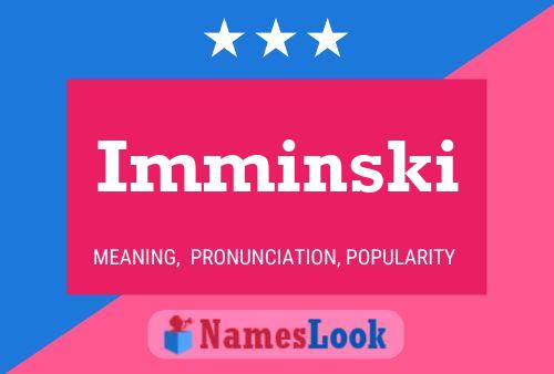 ملصق اسم Imminski