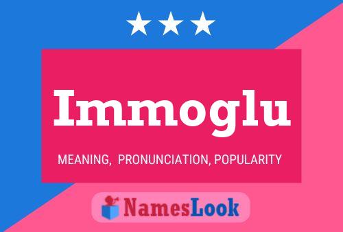 ملصق اسم Immoglu