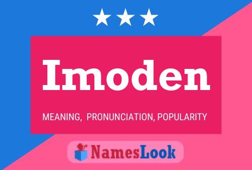 ملصق اسم Imoden