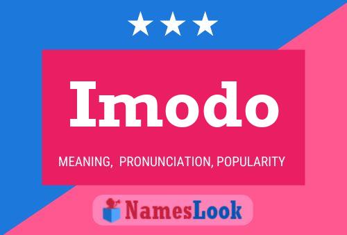 ملصق اسم Imodo