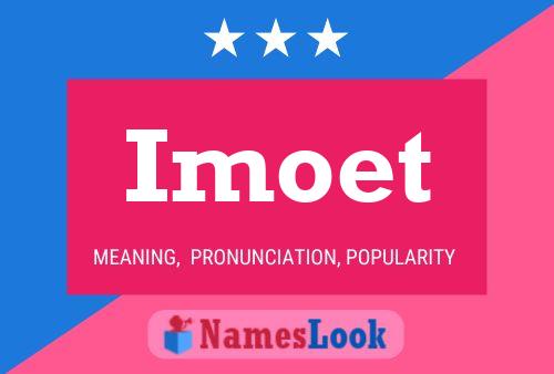 ملصق اسم Imoet