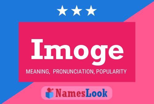 ملصق اسم Imoge