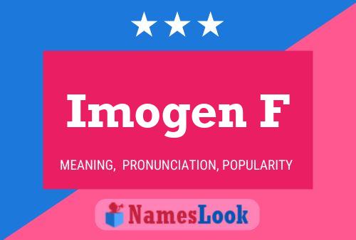 ملصق اسم Imogen F