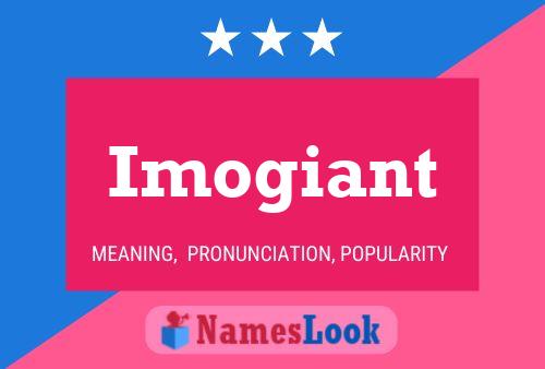 ملصق اسم Imogiant