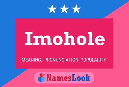 ملصق اسم Imohole