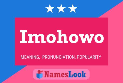 ملصق اسم Imohowo