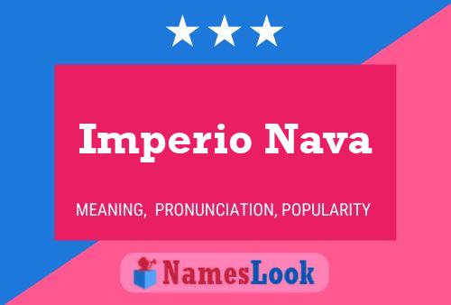 ملصق اسم Imperio Nava