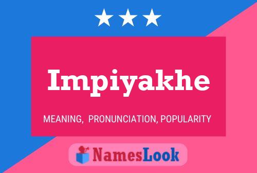 ملصق اسم Impiyakhe