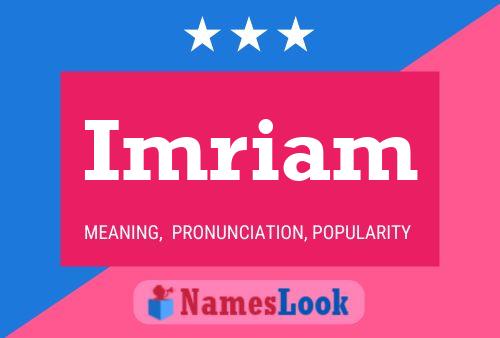 ملصق اسم Imriam