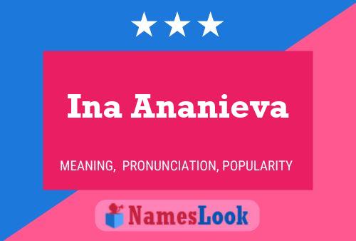 ملصق اسم Ina Ananieva