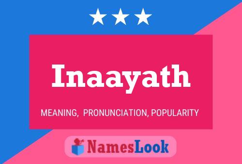 ملصق اسم Inaayath