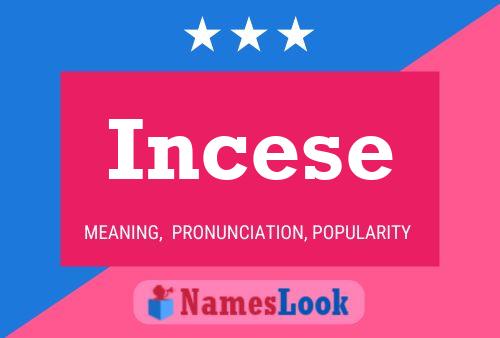 ملصق اسم Incese