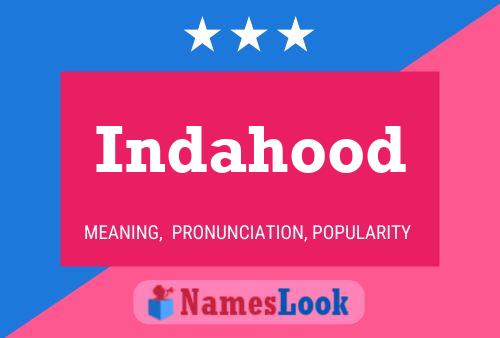 ملصق اسم Indahood