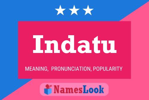 ملصق اسم Indatu