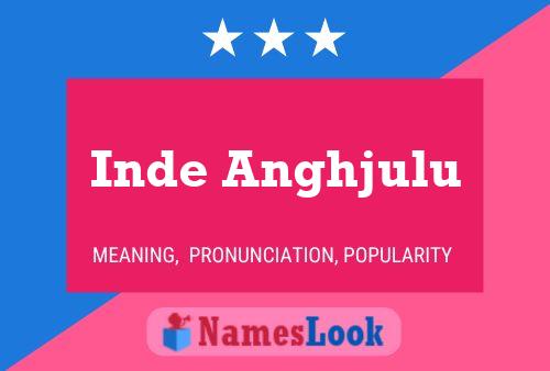 ملصق اسم Inde Anghjulu