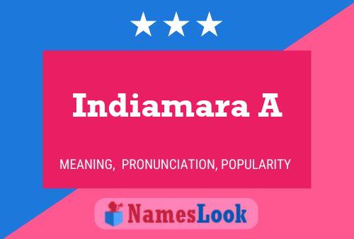 ملصق اسم Indiamara A