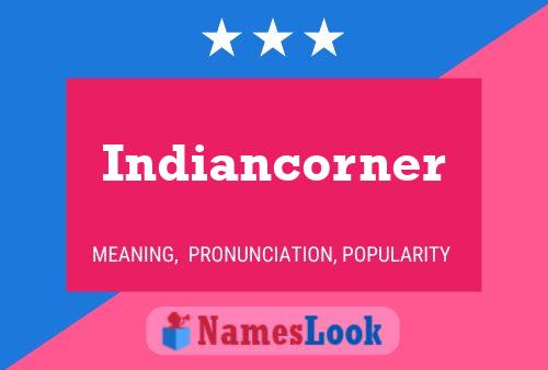 ملصق اسم Indiancorner