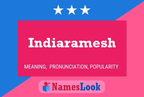 ملصق اسم Indiaramesh