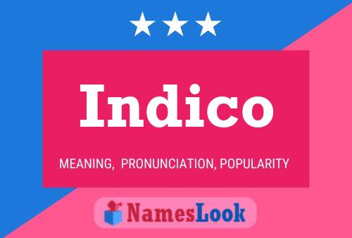 ملصق اسم Indico