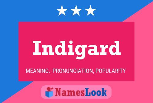 ملصق اسم Indigard