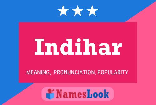 ملصق اسم Indihar