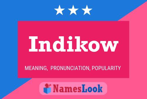 ملصق اسم Indikow