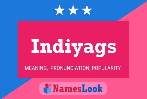 ملصق اسم Indiyags