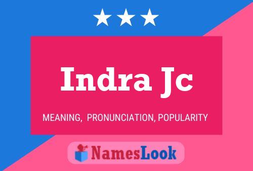 ملصق اسم Indra Jc