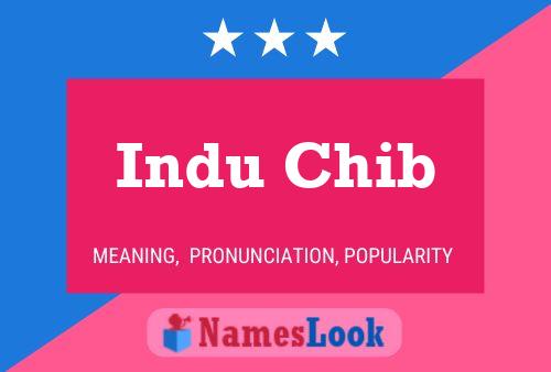 ملصق اسم Indu Chib