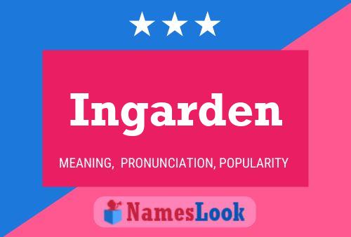 ملصق اسم Ingarden