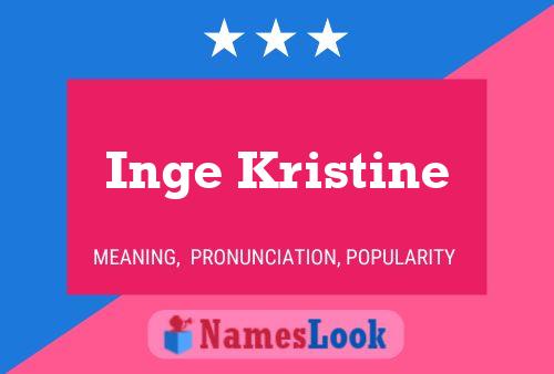 ملصق اسم Inge Kristine