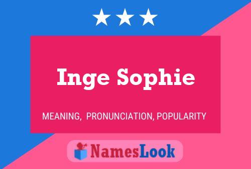 ملصق اسم Inge Sophie