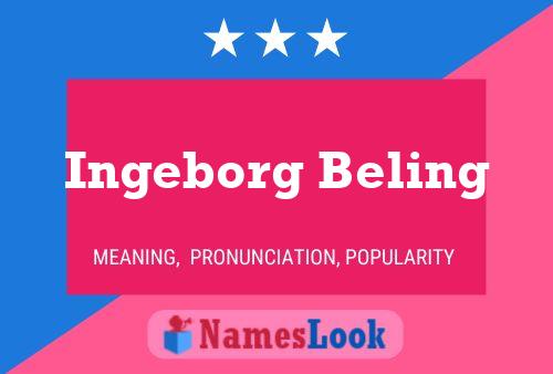 ملصق اسم Ingeborg Beling