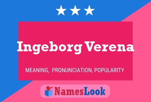 ملصق اسم Ingeborg Verena