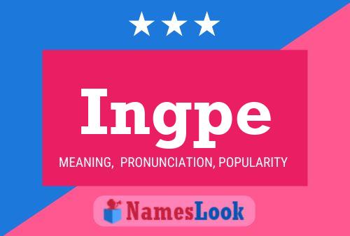 ملصق اسم Ingpe