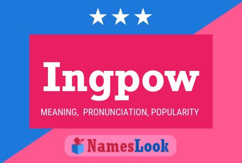 ملصق اسم Ingpow