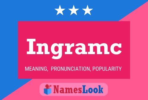 ملصق اسم Ingramc