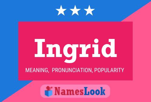 ملصق اسم Ingrid