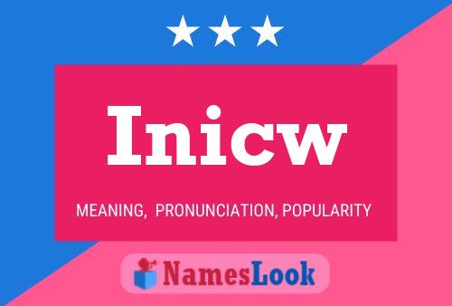 ملصق اسم Inicw