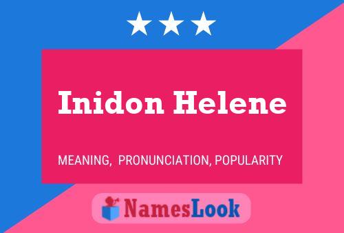 ملصق اسم Inidon Helene