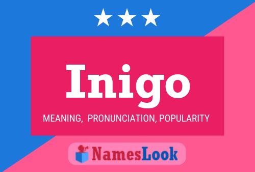 ملصق اسم Inigo