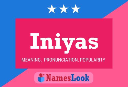 ملصق اسم Iniyas