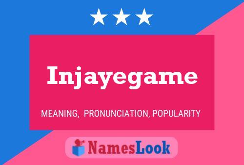 ملصق اسم Injayegame