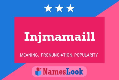 ملصق اسم Injmamaill