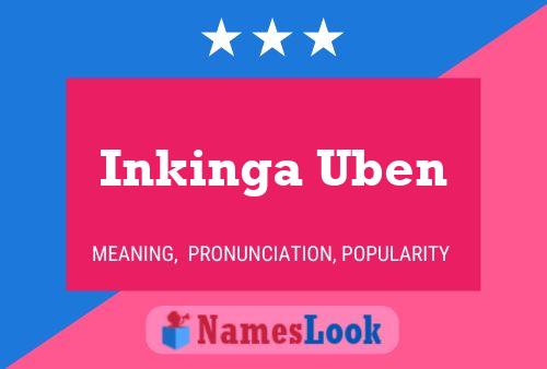 ملصق اسم Inkinga Uben